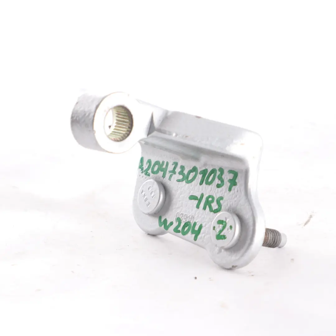 Door Hinge Rear Left N/S Top Upper Iridium Silver Metallic 775 to Mercedes W204 with Part number A2047301037 Mercedes W204 Door Hinge Rear Left N/S Top Upper Iridium Silver Metallic 775 - SKU A2047301037-IRS - Part number A2047301037
