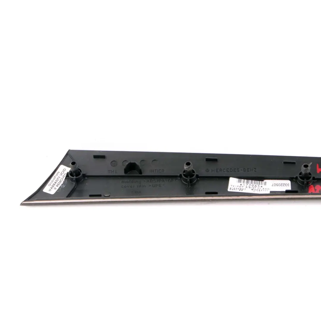 Mercedes W204 Door Strip Trim Cover Moulding Rear Left N/S Wood - SKU A2047301122 - Part number A2047301122