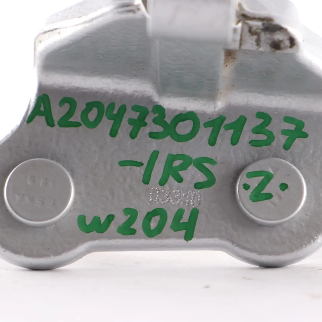 Mercedes W204 Door Hinge Rear Right O/S Top Upper Iridium Silver Metallic 775 - SKU A2047301137-IRS - Part number A2047301137