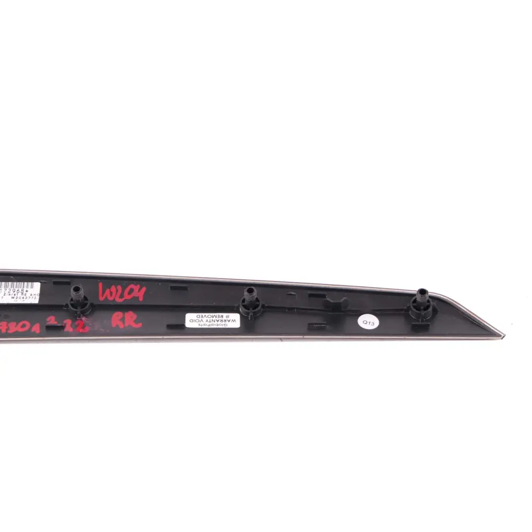 Mercedes W204 Door Strip Trim Cover Moulding Rear Right O/S Wood - SKU A2047301222 - Part number A2047301222