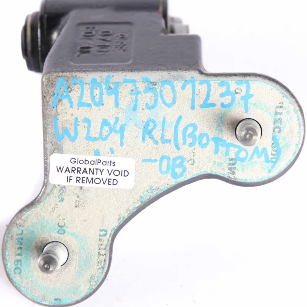 Door Hinge Rear Left N/S Bottom Lower Obsidian Black 197 to Mercedes W212 with Part number A2047301237 Mercedes W212 Door Hinge Rear Left N/S Bottom Lower Obsidian Black 197 - SKU A2047301237-OB - Part number A2047301237