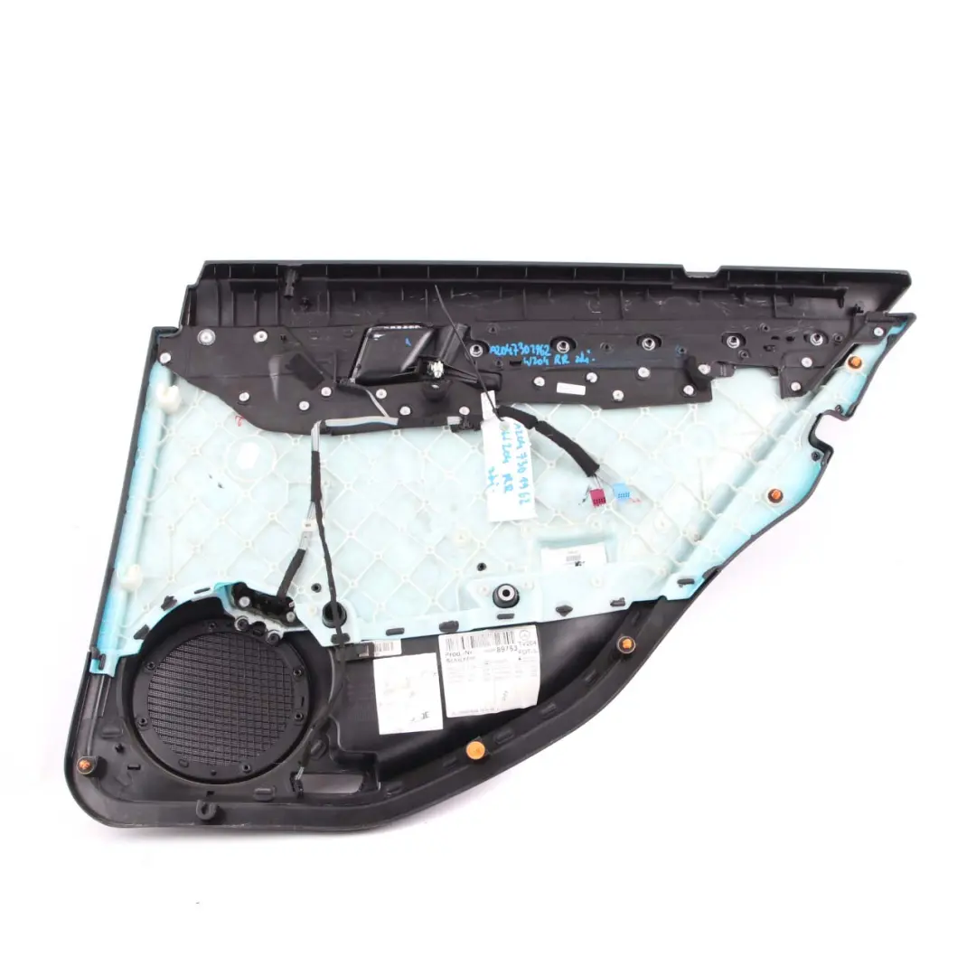 Door Card Rear Left N/S Trim Panel Covering Black to Mercedes W204 with Part number A2047301762 Mercedes W204 Door Card Rear Left N/S Trim Panel Covering Black - SKU A2047301762-1 - Part number A2047301762