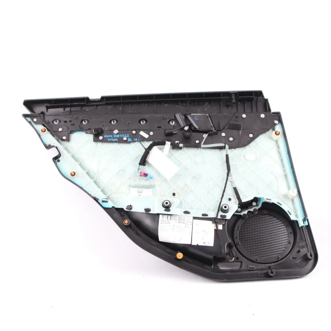 Door Card Rear Right O/S Trim Panel Covering Black to Mercedes W204 with Part number A2047301962 Mercedes W204 Door Card Rear Right O/S Trim Panel Covering Black - SKU A2047301962-1 - Part number A2047301962