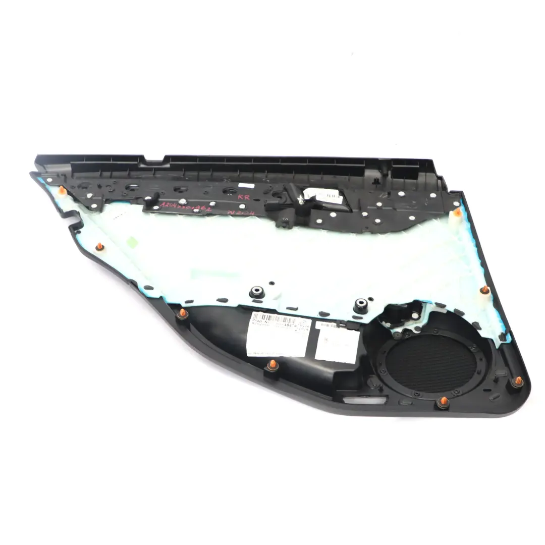 Mercedes W204 Garniture Porte Arrière Droite Noire - SKU A2047301962 - Numéro de pièce A2047301962