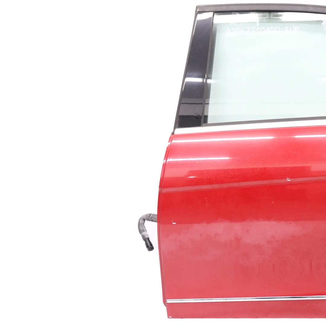Mercedes W204 Door Rear Left N/S Covering Fire Opal Red - 590 - SKU A2047302100-FUP - Part number A2047302100