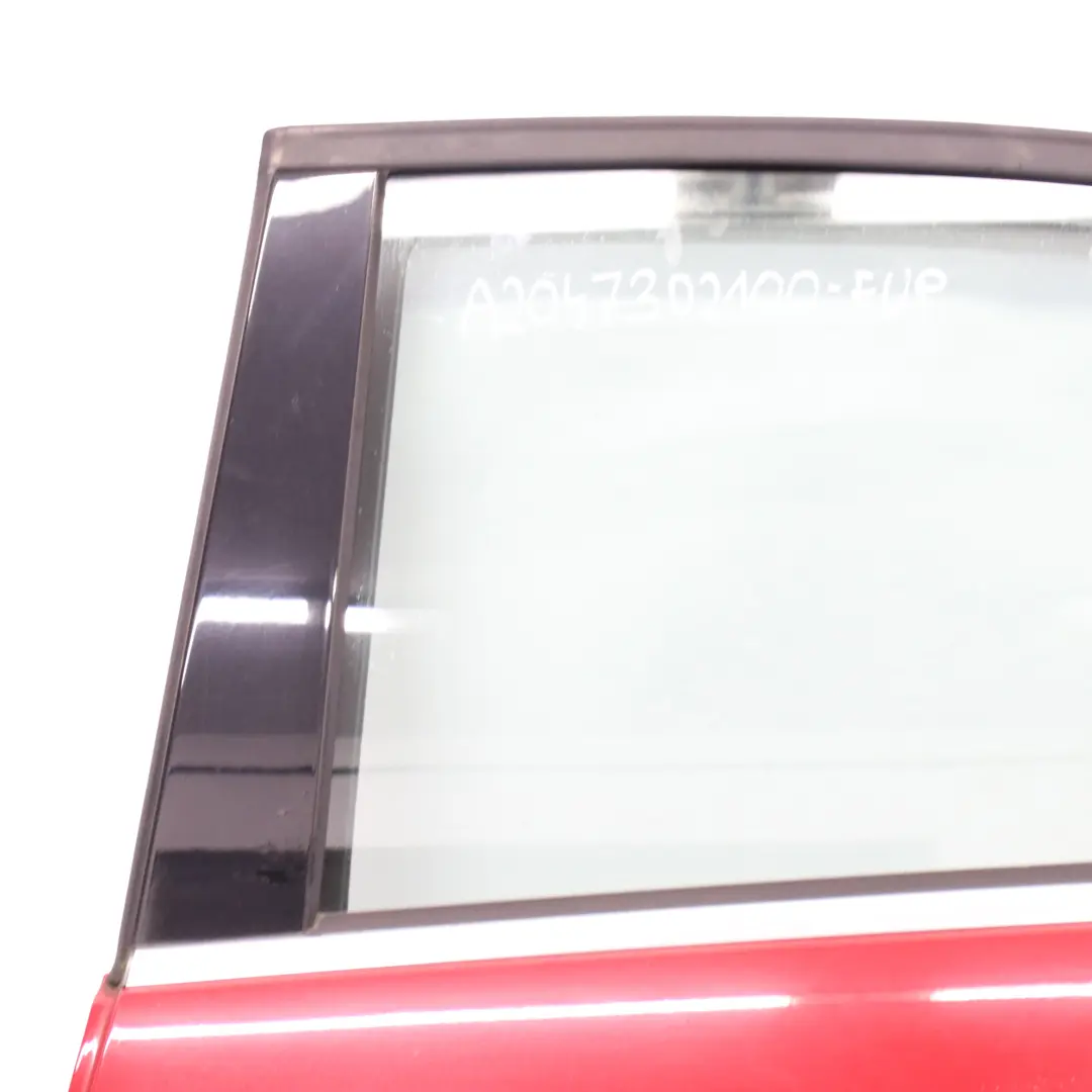 Mercedes W204 Rivestimento porta posteriore sinistra Fire Opal Red - 590 - SKU A2047302100-FUP - Numero di parte A2047302100
