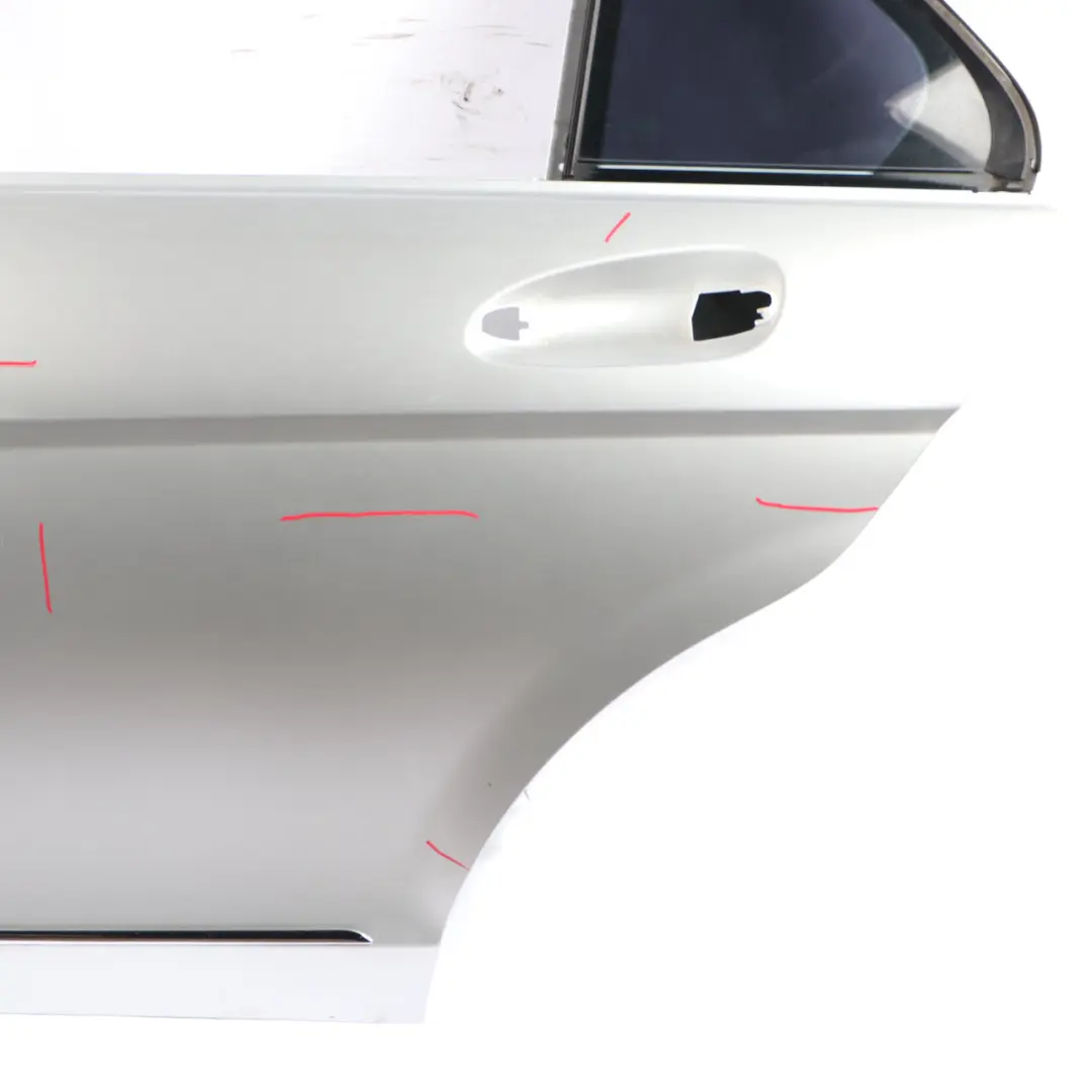 Mercedes W204 Porta posteriore sinistra Classe C Berlina Iridium Silver - 775 - SKU A2047302100-IRS - Numero di parte A2047302100
