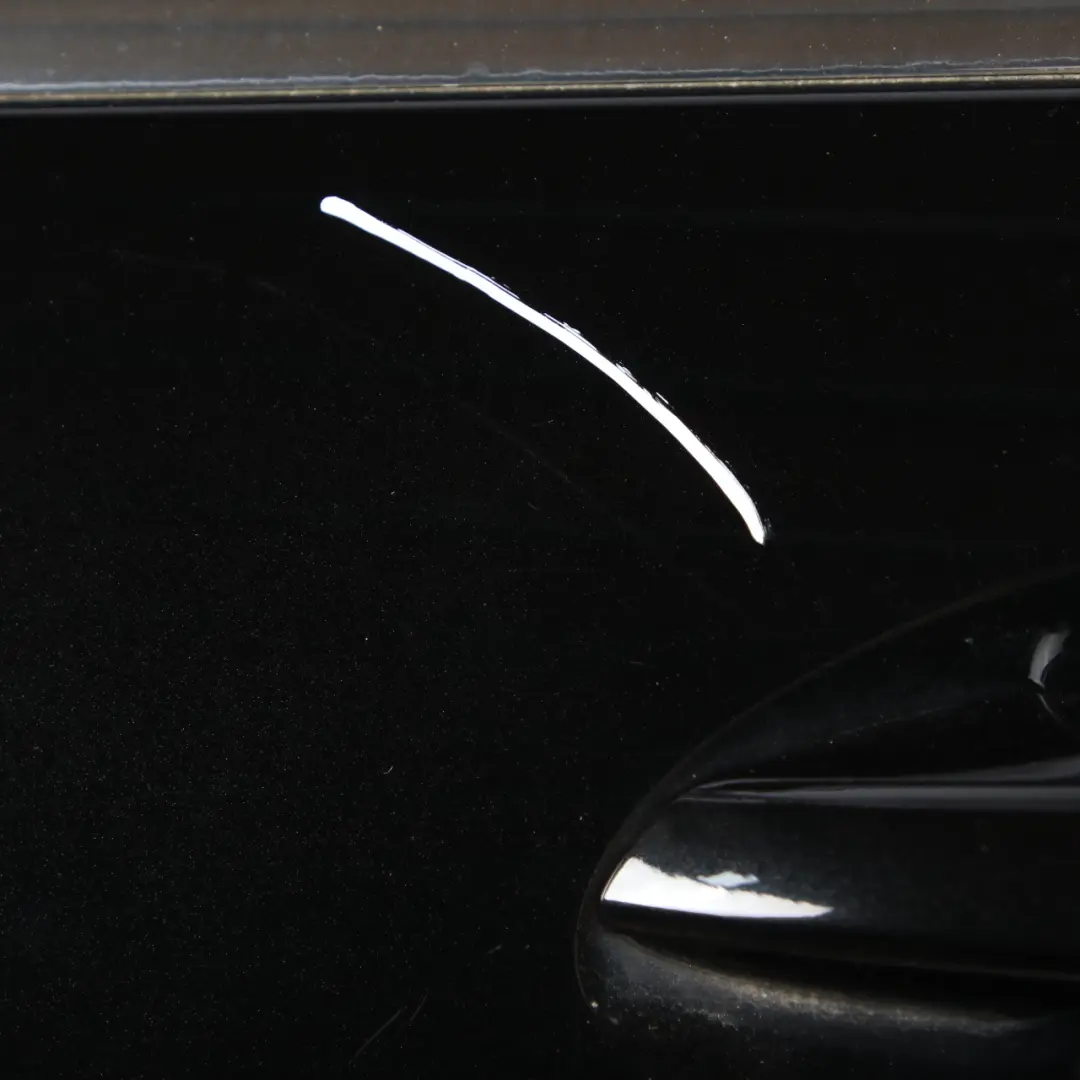 Mercedes W204 Door Rear Left N/S Covering Obsidian Black Metallic - 197 - SKU A2047302100-OB3 - Part number A2047302100