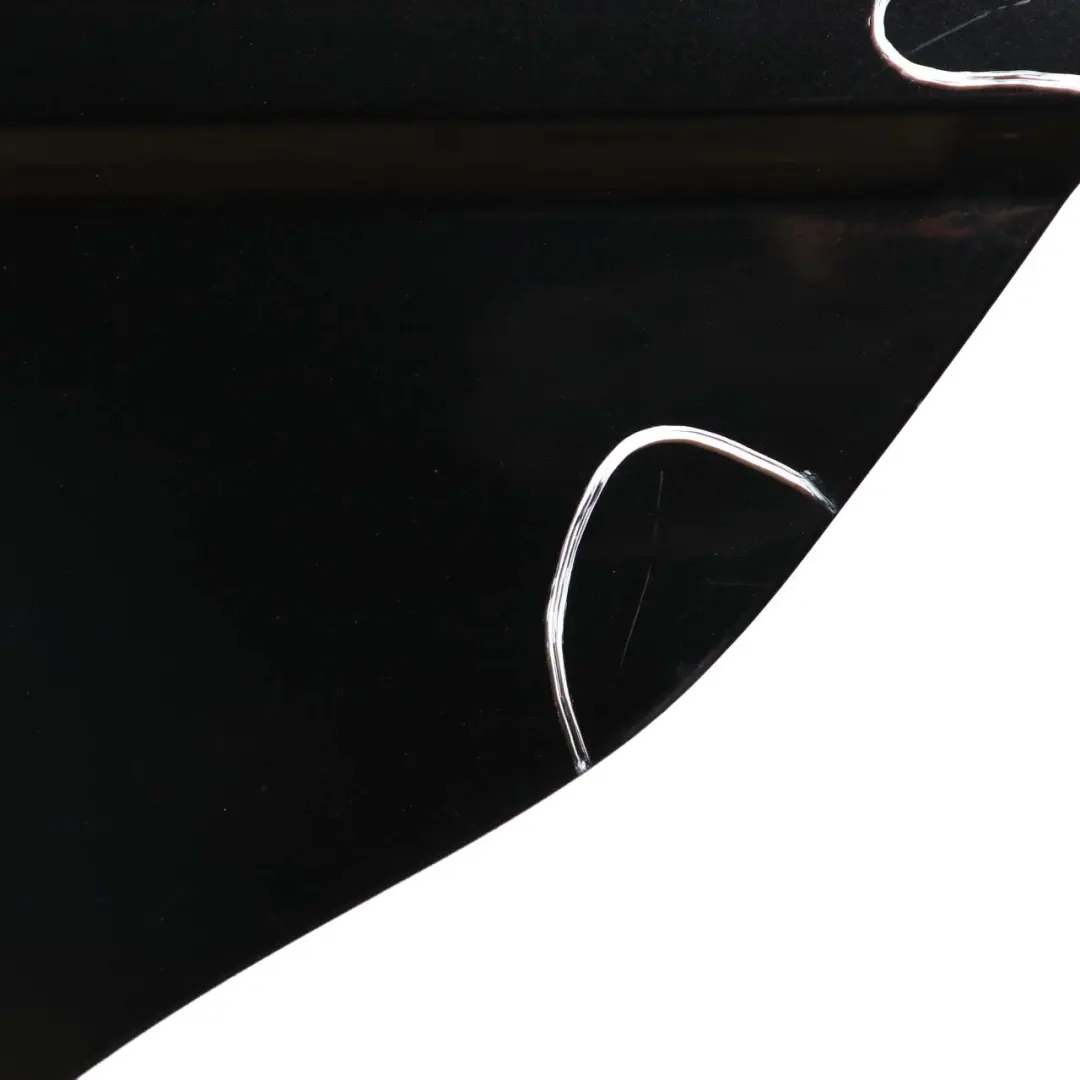 Mercedes W204 Saloon Door Rear Left N/S Obsidian Black - 197 - SKU A2047302100-OB - Part number A2047302200