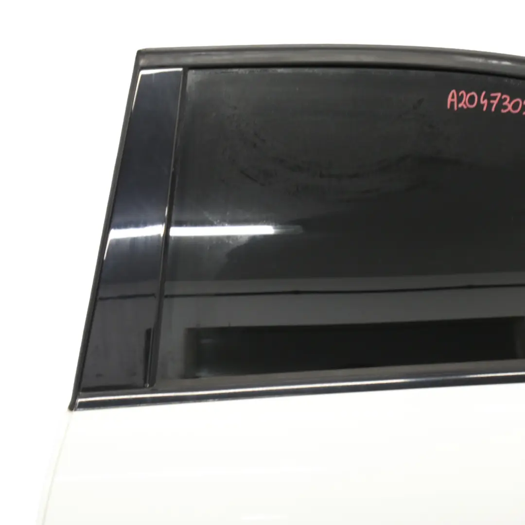 Door Rear Left N/S C-Class Polar White - 149 to Mercedes W204 with Part number A2047302100 Mercedes W204 Door Rear Left N/S C-Class Polar White - 149 - SKU A2047302100-POL - Part number A2047302100