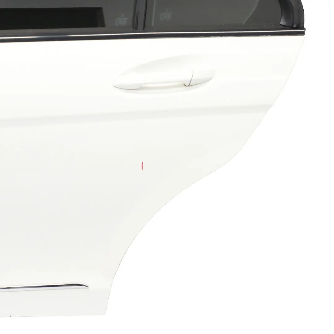 Mercedes W204 Porte Arrière Gauche Classe C Blanc Polaire - 149 - SKU A2047302100-POL - Numéro de pièce A2047302100