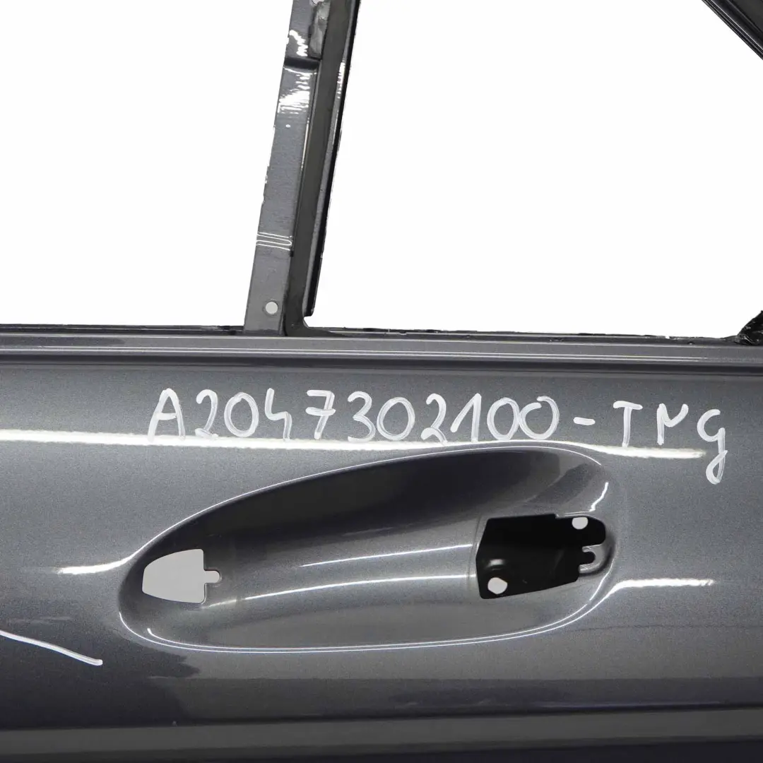 Mercedes W204 Tür hinten links Verkleidung Tenoritgrau Metallic - 755 - SKU A2047302100-TNG - Teilenummer A2047302100