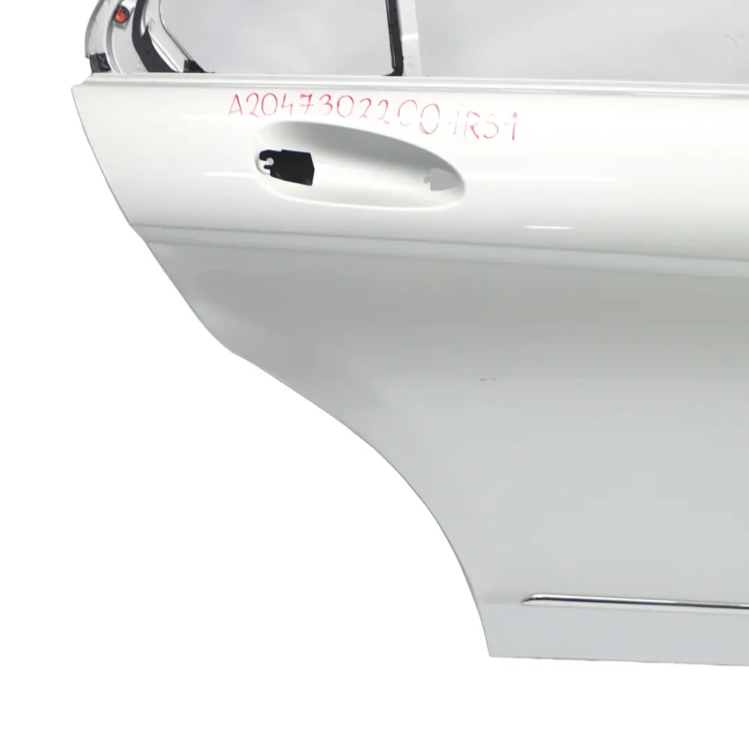 Mercedes W204 Porte Arrière Droite Recouvrement Argent Iridium Métallisé - 775 - SKU A2047302200-IRS1 - Numéro de pièce A2047302200