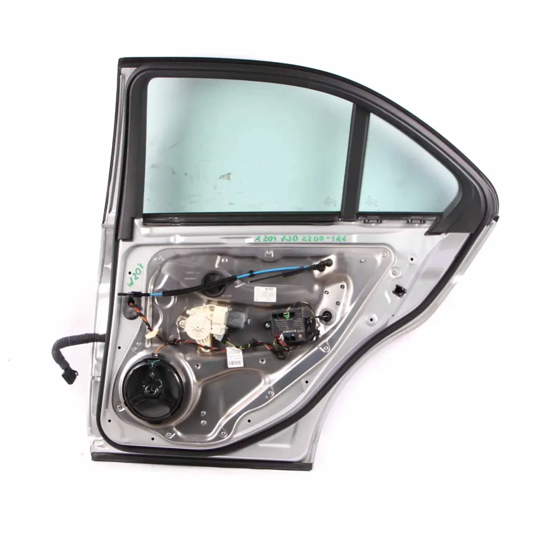 Door Rear Right O/S Covering Iridium Silver Metallic - 775 to Mercedes W204 with Part number A2047302200 Mercedes W204 Door Rear Right O/S Covering Iridium Silver Metallic - 775 - SKU A2047302200-IRS - Part number A2047302200