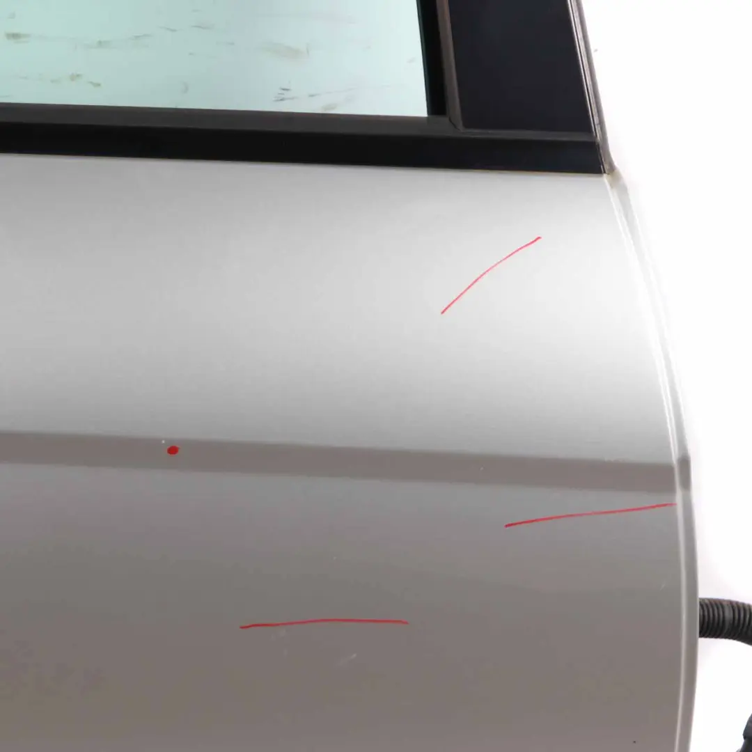 Mercedes W204 Door Rear Right O/S Covering Iridium Silver Metallic - 775 - SKU A2047302200-IRS - Part number A2047302200