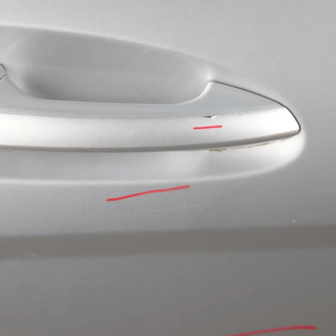 Mercedes W204 Door Rear Right O/S Covering Iridium Silver Metallic - 775 - SKU A2047302200-IRS - Part number A2047302200