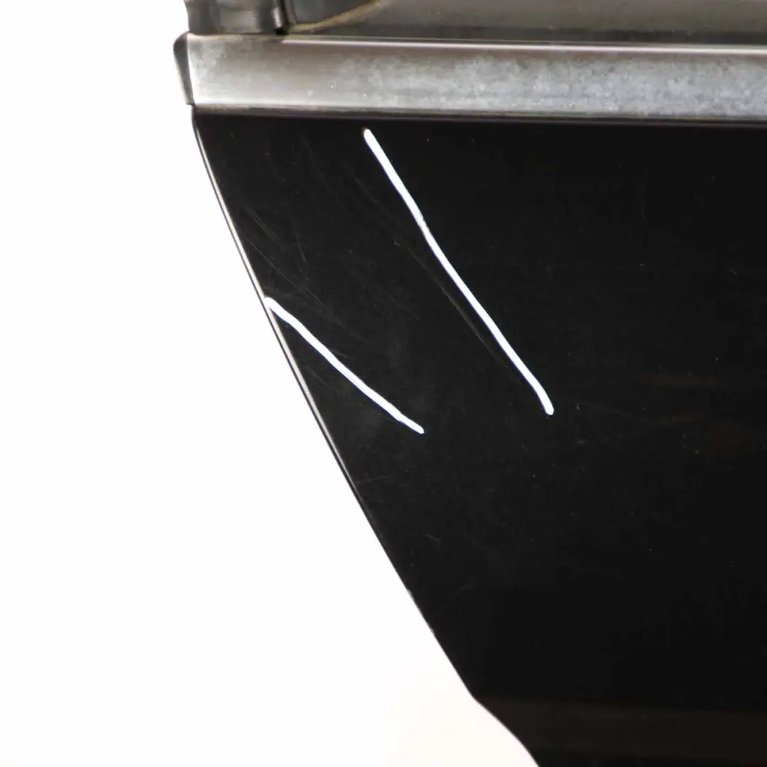 Mercedes W204 Door Rear Right O/S Covering Obsidian Black Metallic - 197 - SKU A2047302200-OB1 - Part number A2047302200
