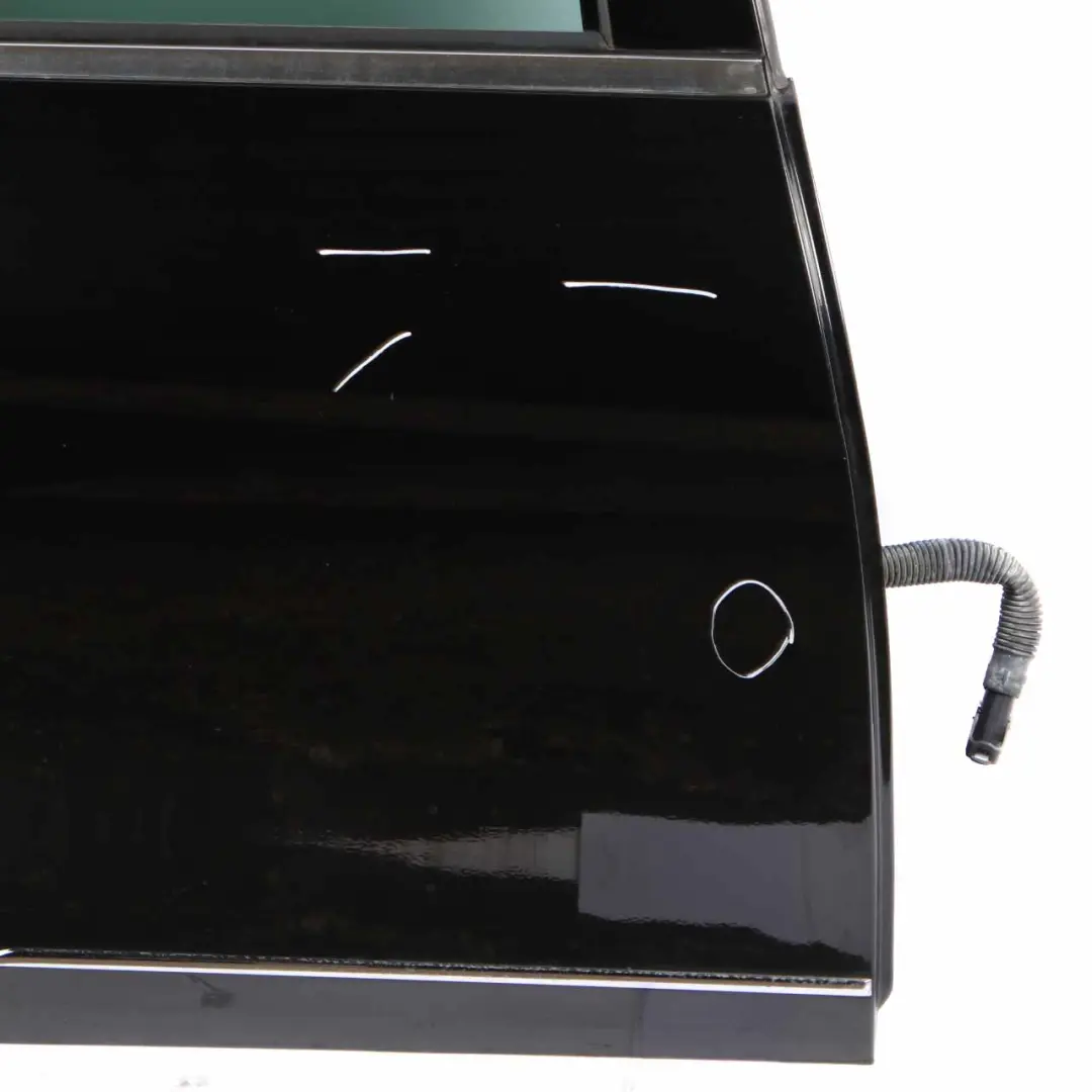 Mercedes W204 Door Rear Right O/S Covering Obsidian Black Metallic - 197 - SKU A2047302200-OB2 - Part number A2047302200