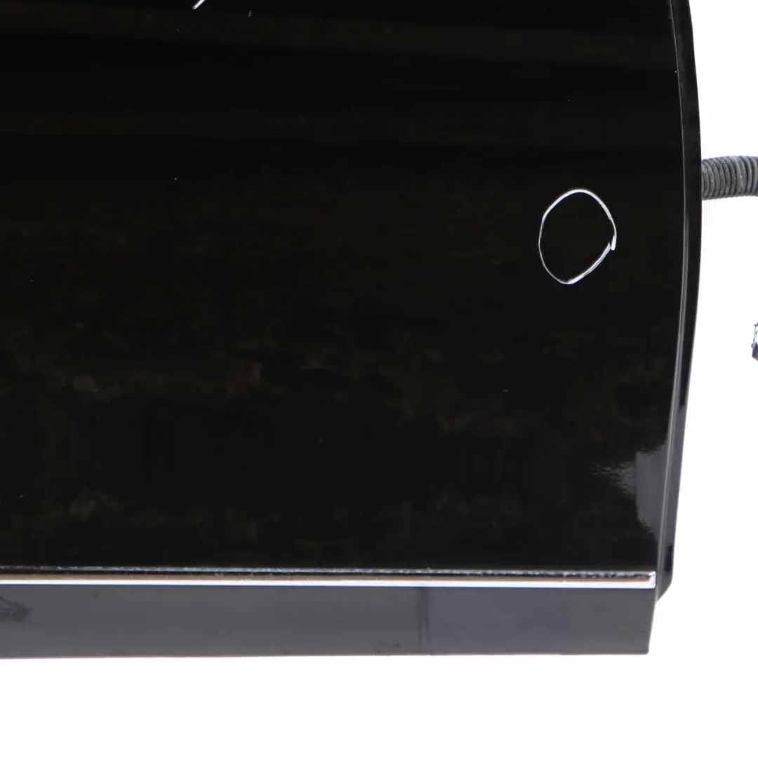 Mercedes W204 Door Rear Right O/S Covering Obsidian Black Metallic - 197 - SKU A2047302200-OB2 - Part number A2047302200
