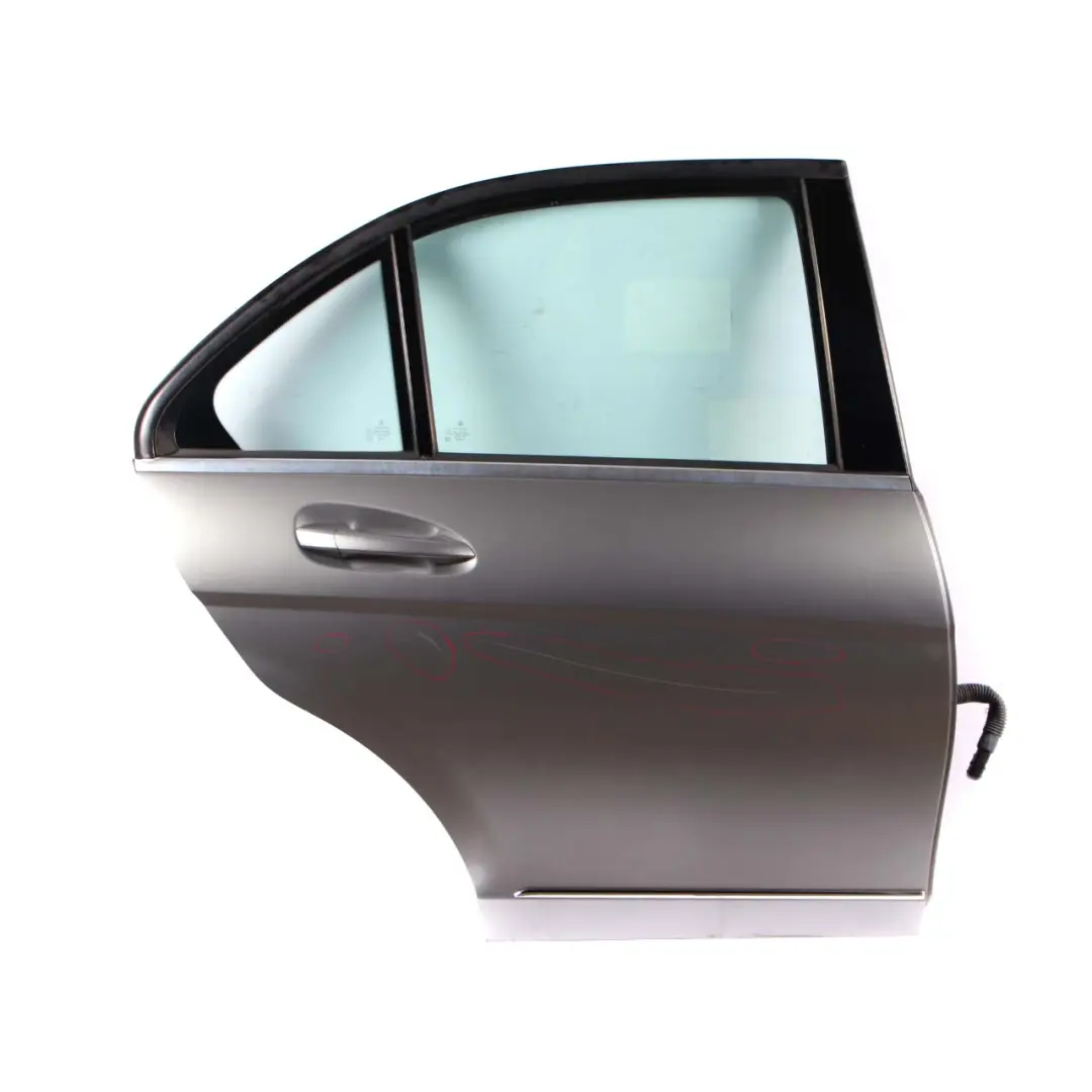 Door Rear Right O/S C-Class Saloon Palladium Silver - 792 to Mercedes W204 with Part number A2047302200 Mercedes W204 Door Rear Right O/S C-Class Saloon Palladium Silver - 792 - SKU A2047302200-PAL - Part number A2047302200