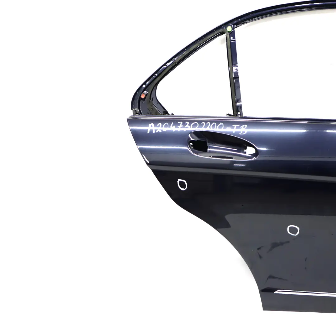 Mercedes W204 Tür hinten rechts Tansanitblau Metallic - 359 - SKU A2047302200-TB - Teilenummer A2047302200