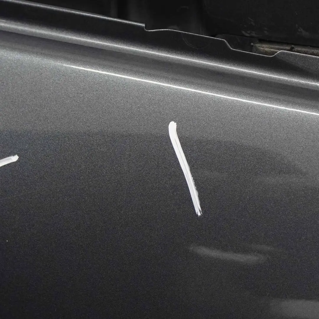 Mercedes W204 Door Rear Right O/S Covering Tenorite Grey Metallic - 755 - SKU A2047302200-TNG - Part number A2047302200