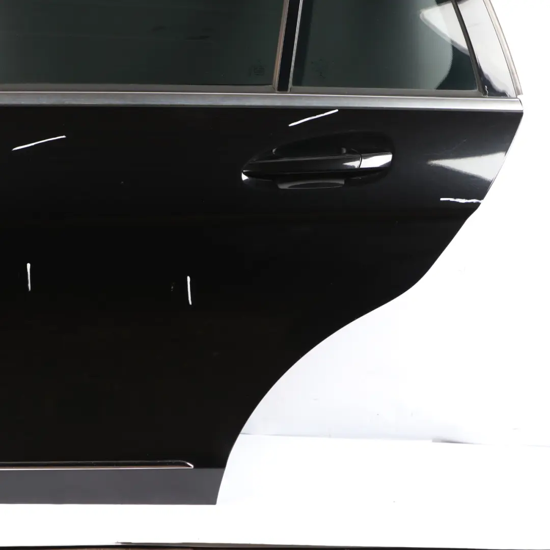 Door Rear Left N/S Covering Obsidian Black Metallic - 197 to Mercedes S204 Estate with Part number A2047302300 Mercedes S204 Estate Door Rear Left N/S Covering Obsidian Black Metallic - 197 - SKU A2047302300-OB1 - Part number A2047302300