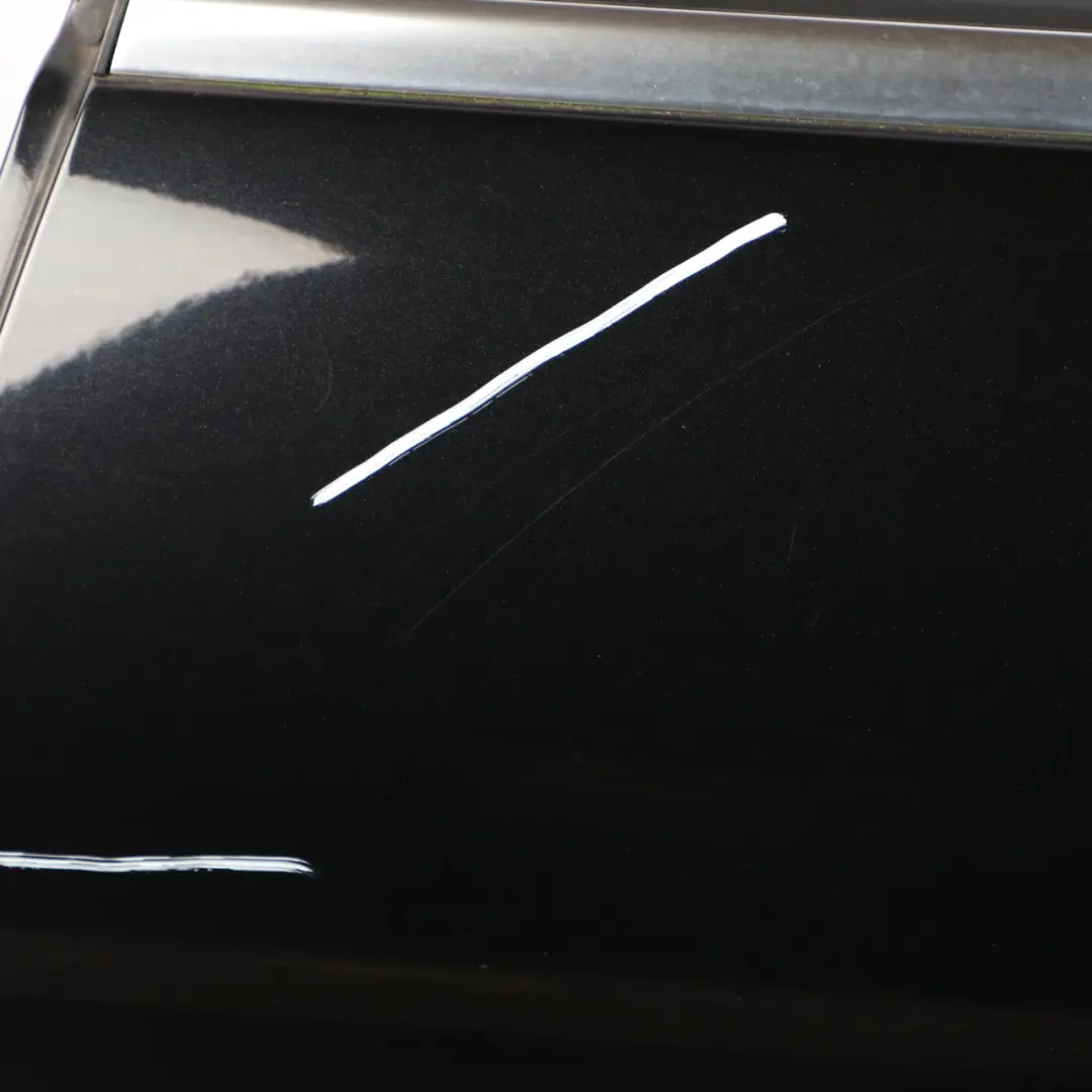 Mercedes S204 Estate Door Rear Left N/S Covering Obsidian Black Metallic - 197 - SKU A2047302300-OB1 - Part number A2047302300