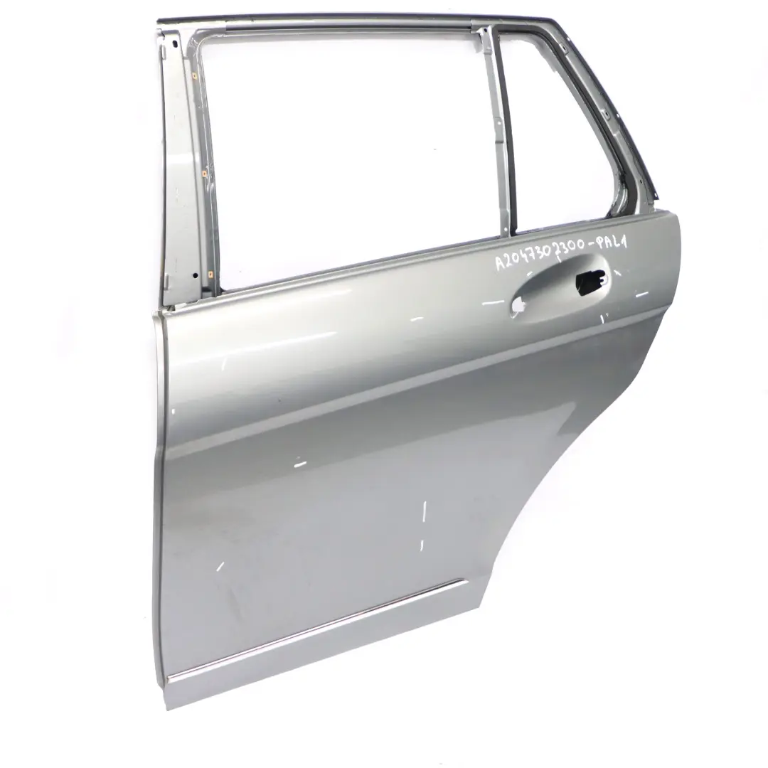 Mercedes S204 Door Rear Left N/S Covering Palladium Silver Metallic - 792 - SKU A2047302300-PAL1 - Part number A2047302300