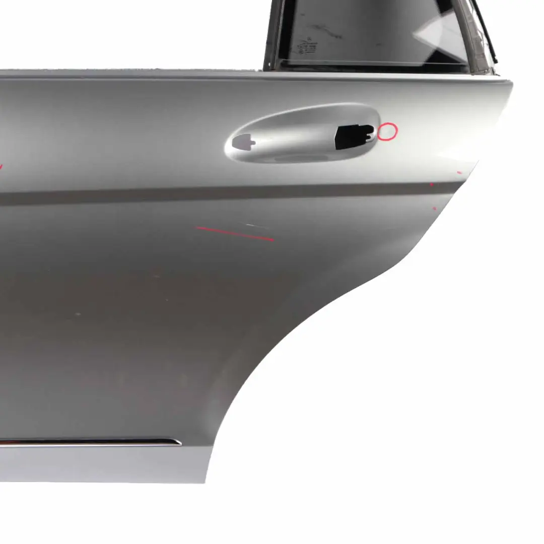 Mercedes S204 Door Rear Left N/S Covering Palladium Silver Metallic - 792 - SKU A2047302300-PAL - Part number A2047302300