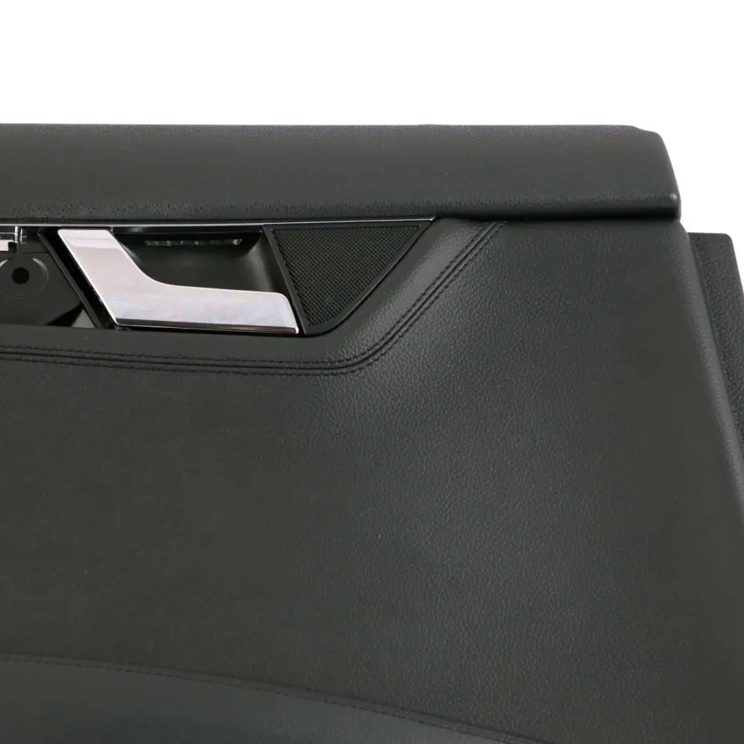 Pannello rivestimento scheda porta posteriore sinistra pelle nera per Mercedes W204 con numero di parte A2047302462 Mercedes W204 Pannello rivestimento scheda porta posteriore sinistra pelle nera - SKU A2047302462 - Numero di parte A2047302462