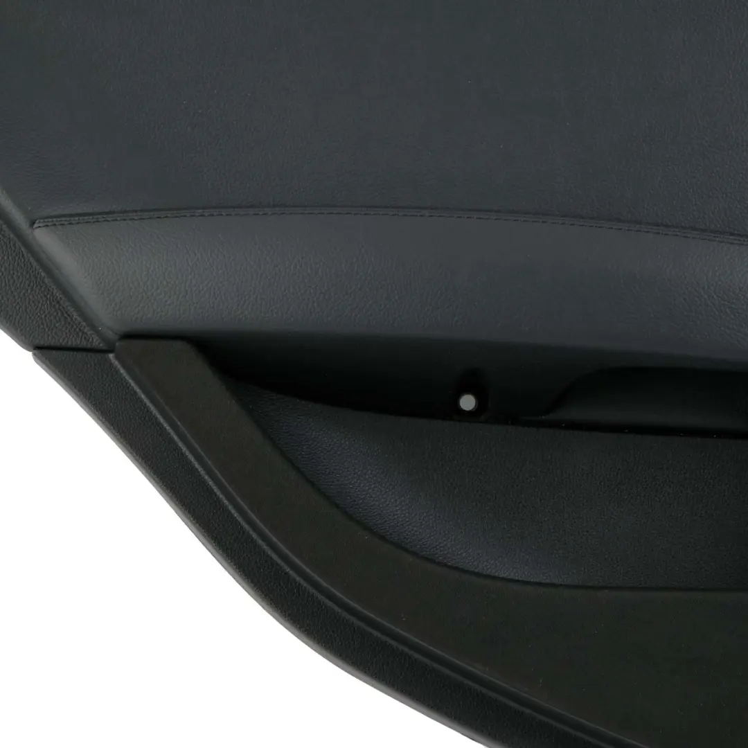 Mercedes W204 Rear Left N/S Door Card Trim Panel Leather Black - SKU A2047302462 - Part number A2047302462