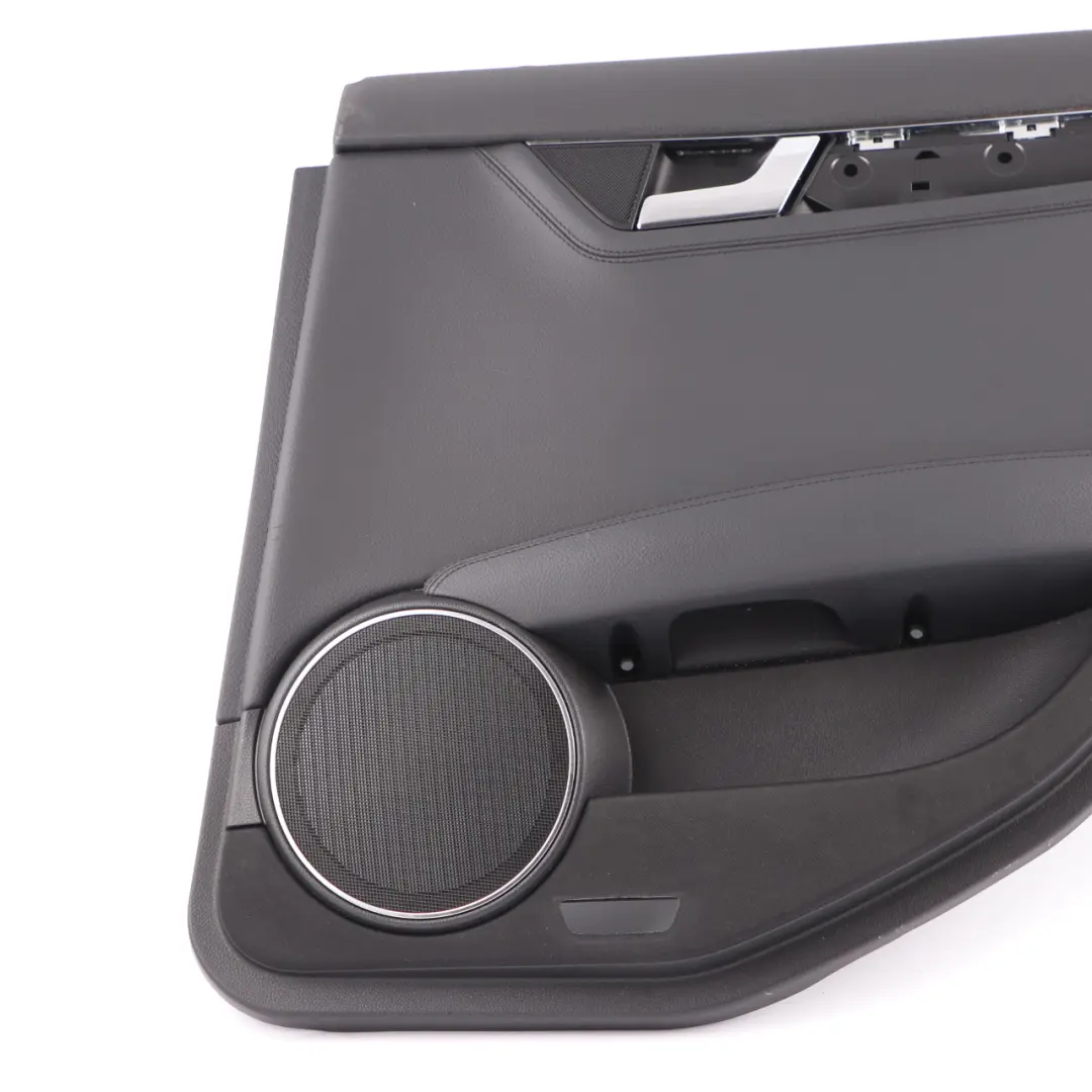 Tarjeta Puerta Trasera Derecha Forro Embellecedor Cuero Negro para Mercedes W204 con número de pieza A2047302562 Mercedes W204 Tarjeta Puerta Trasera Derecha Forro Embellecedor Cuero Negro - SKU A2047302562 - Número de pieza A2047302562