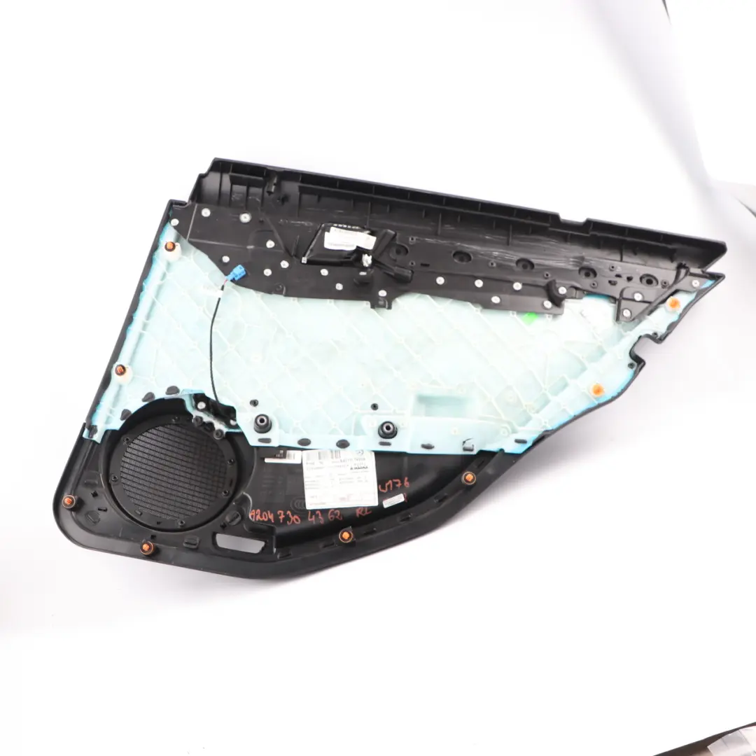 Mercedes W204 Door Card Rear Left N/S Trim Panel Cover Lining Black - SKU A2047304362 - Part number A2047304362