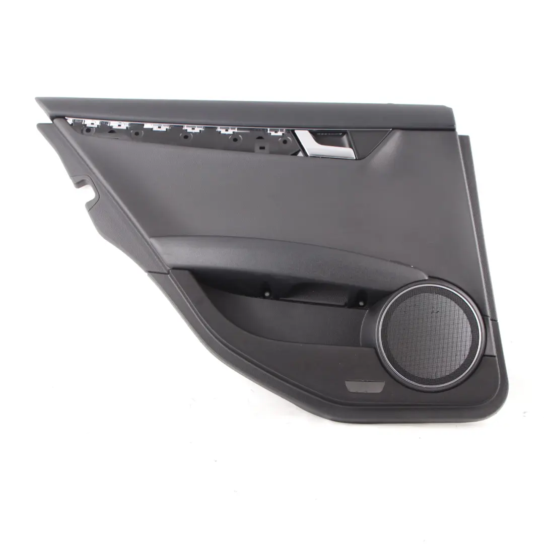 Door Card Rear Left N/S Trim Panel Covering Black to Mercedes W204 with Part number A2047305062 Mercedes W204 Door Card Rear Left N/S Trim Panel Covering Black - SKU A2047305062 - Part number A2047305062