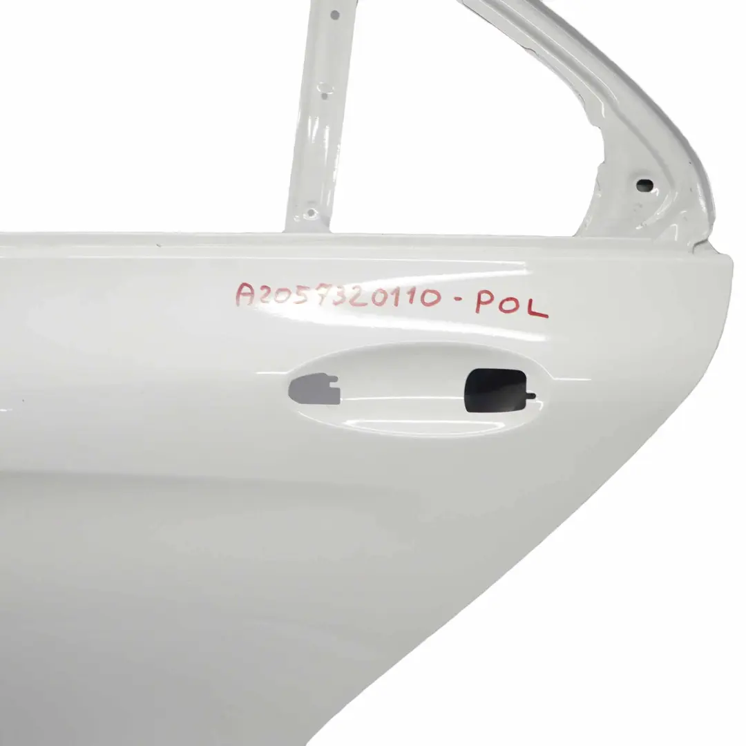Mercedes W205 Porte Arriere Gauche Polar White Blanche - 149 - SKU A2057320110-POL - Numéro de pièce A2057320110