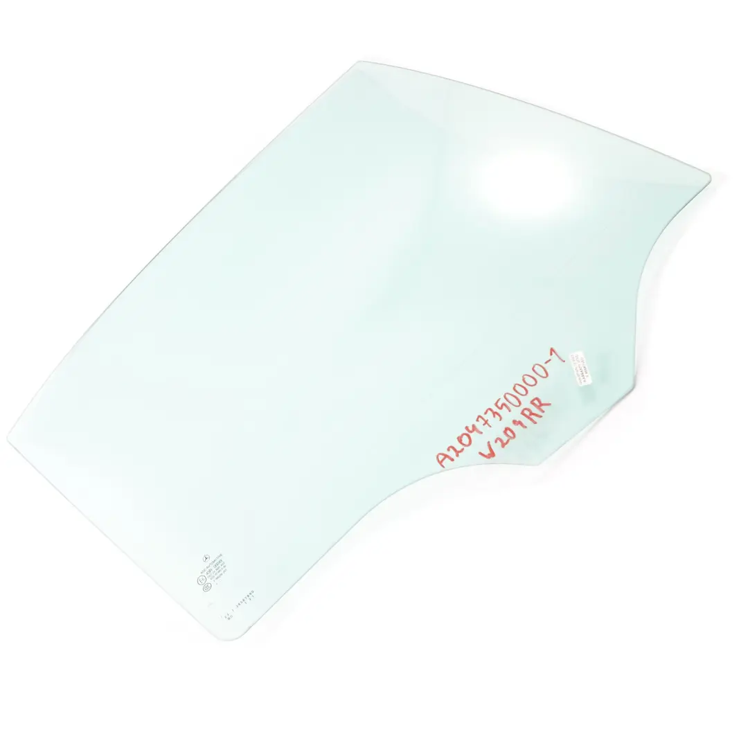 Mercedes W204 Saloon Window Glass Rear Right O/S Green AS2 - SKU A2047350000-1 - Part number A2047350000