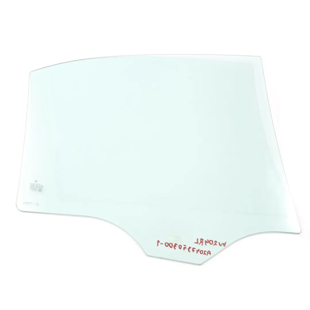 Mercedes W204 Saloon Rear Left N/S Window Glass Green AS2 - SKU A2047350300-1 - Part number A2047350300