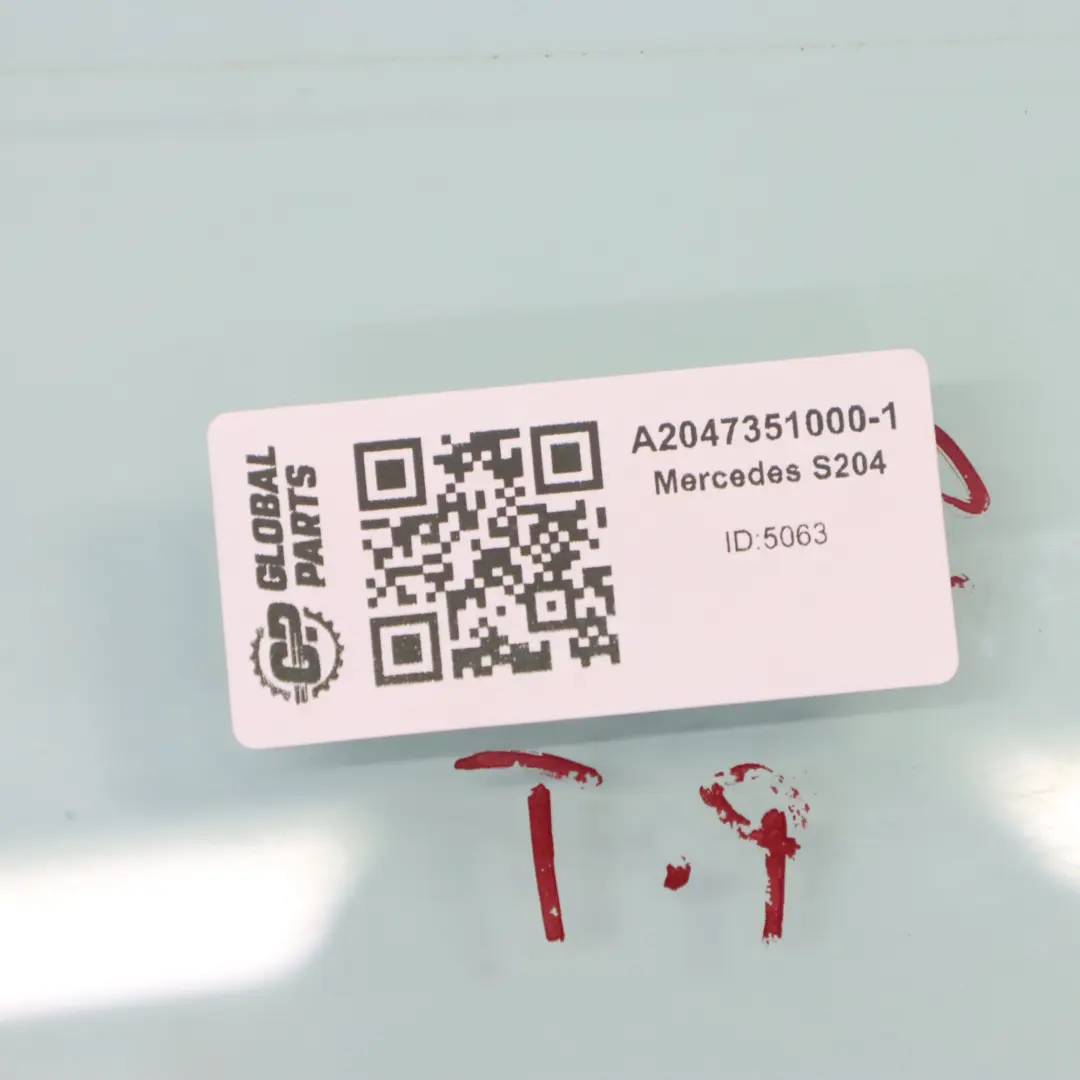 Mercedes S204 Estate Vetro Porta Posteriore Destra Verde AS2 - SKU A2047351000-1 - Numero di parte A2047351000