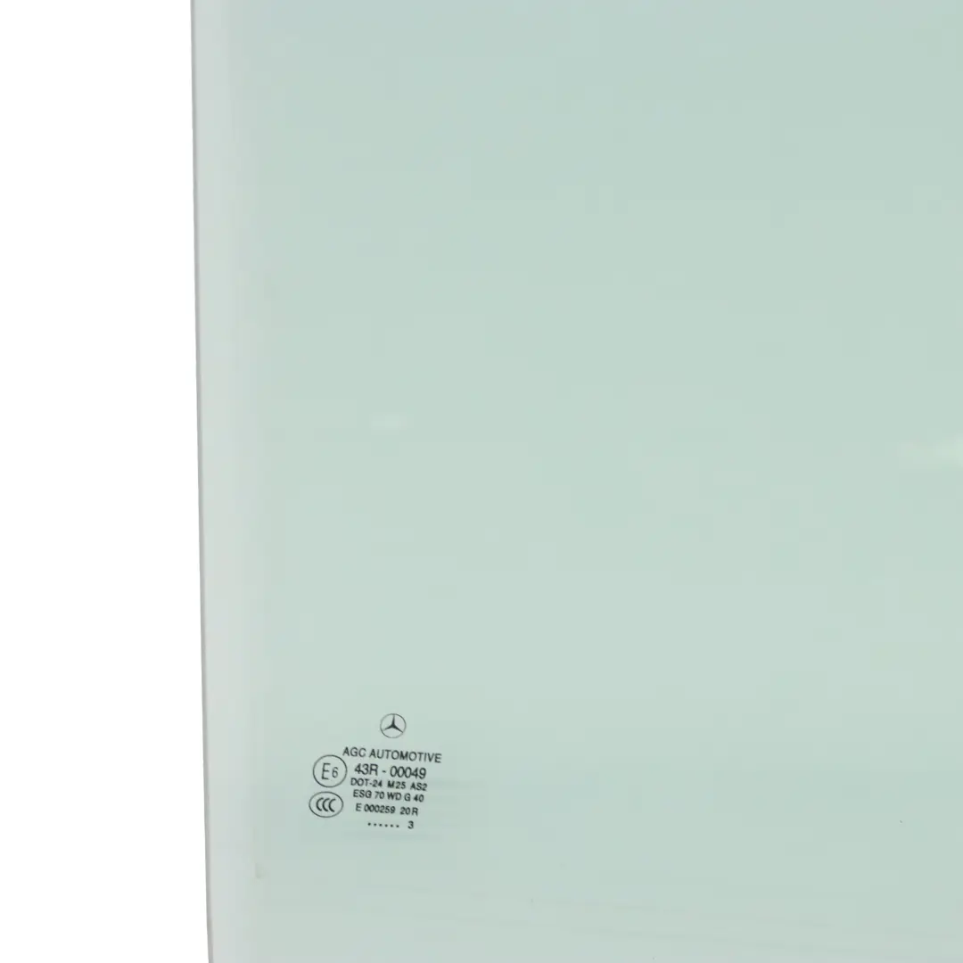 Window Glass Door Rear Right O/S Green AS2 to Mercedes S204 Estate with Part number A2047351000 Mercedes S204 Estate Window Glass Door Rear Right O/S Green AS2 - SKU A2047351000-1 - Part number A2047351000