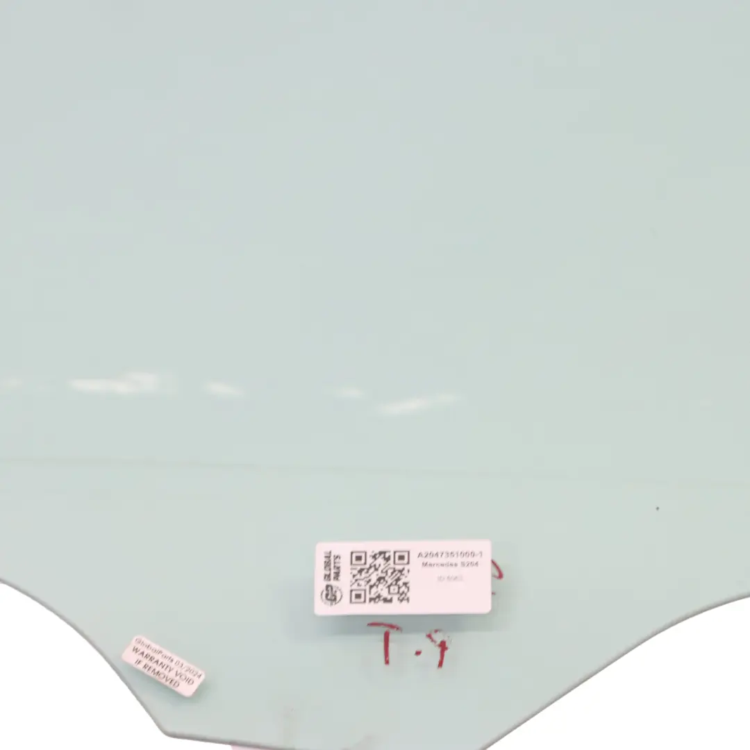 Mercedes S204 Estate Window Glass Door Rear Right O/S Green AS2 - SKU A2047351000-1 - Part number A2047351000