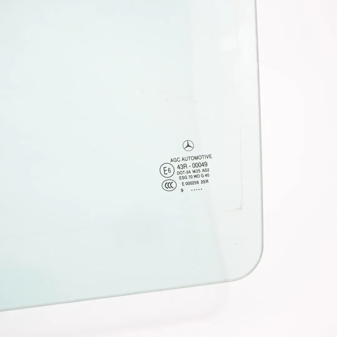 Mercedes S204 Vetro Finestra Porta Posteriore Sinistra Vetri AS2 - SKU A2047351300 - Numero di parte A2047351300