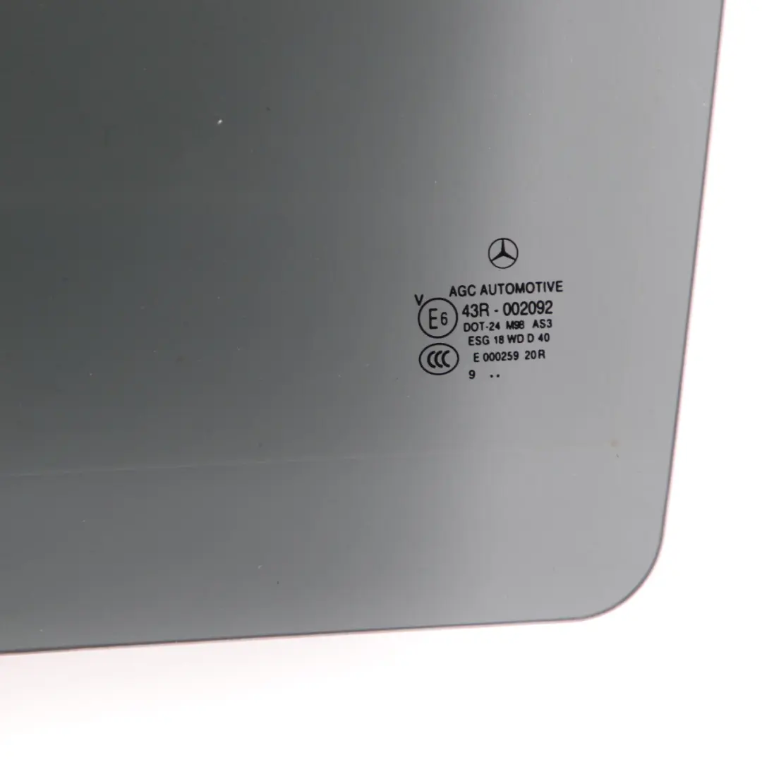  Cristal Mercedes S204 Wagon Trasero Izquierdo Puerta Lado Tintado Negro AS3 - SKU A2047352110 - Número de pieza A2047352110