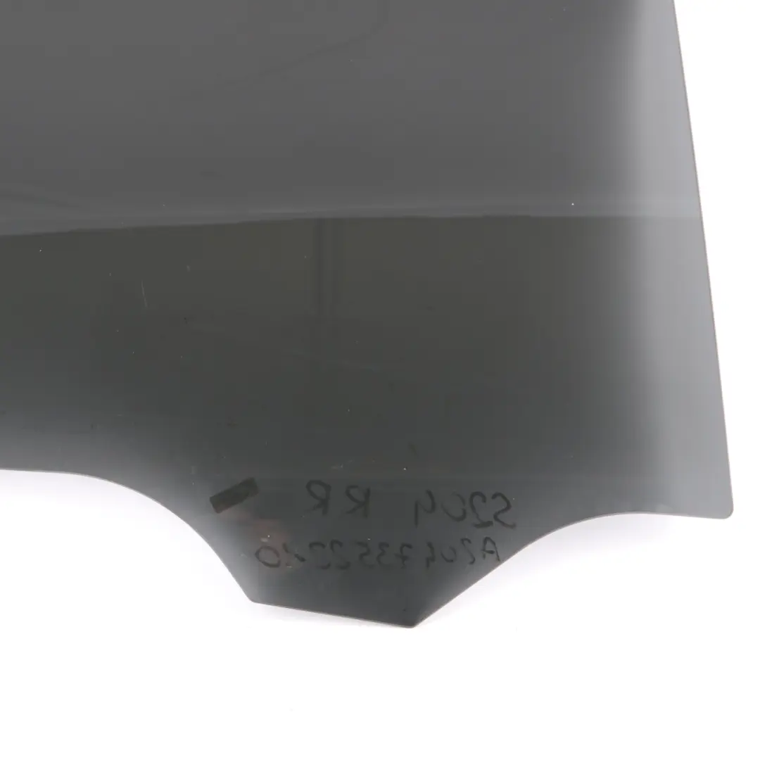 Window Glass Wagon Right O/S Door Side Tinted AS3 to Mercedes S204 Rear with Part number A2047352210 Mercedes S204 Rear Window Glass Wagon Right O/S Door Side Tinted AS3 - SKU A2047352210 - Part number A2047352210