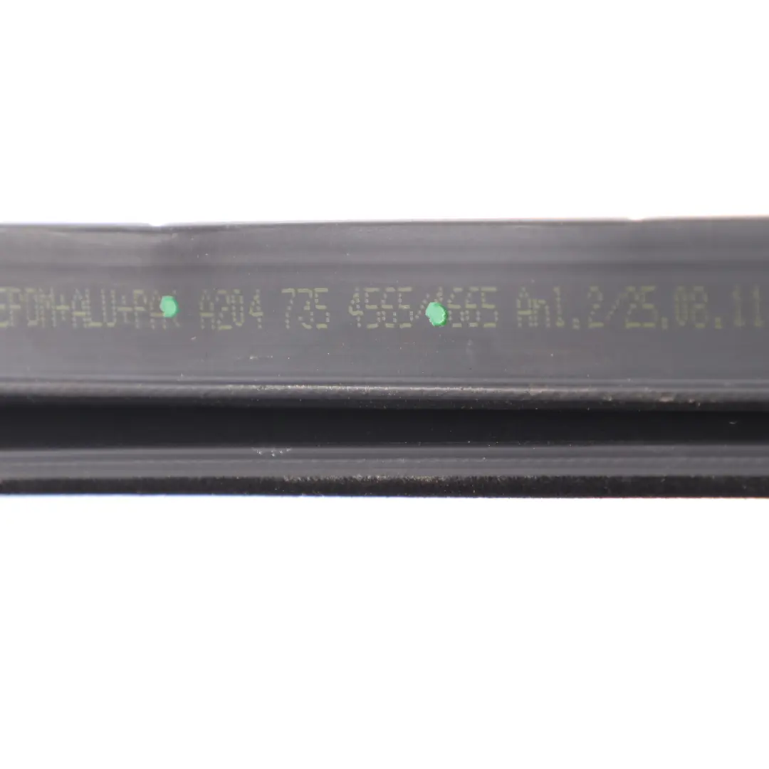 Mercedes W204 Rear Door Inside Sealing Rail Left Window - SKU A2047354565 - Part number A2047354565