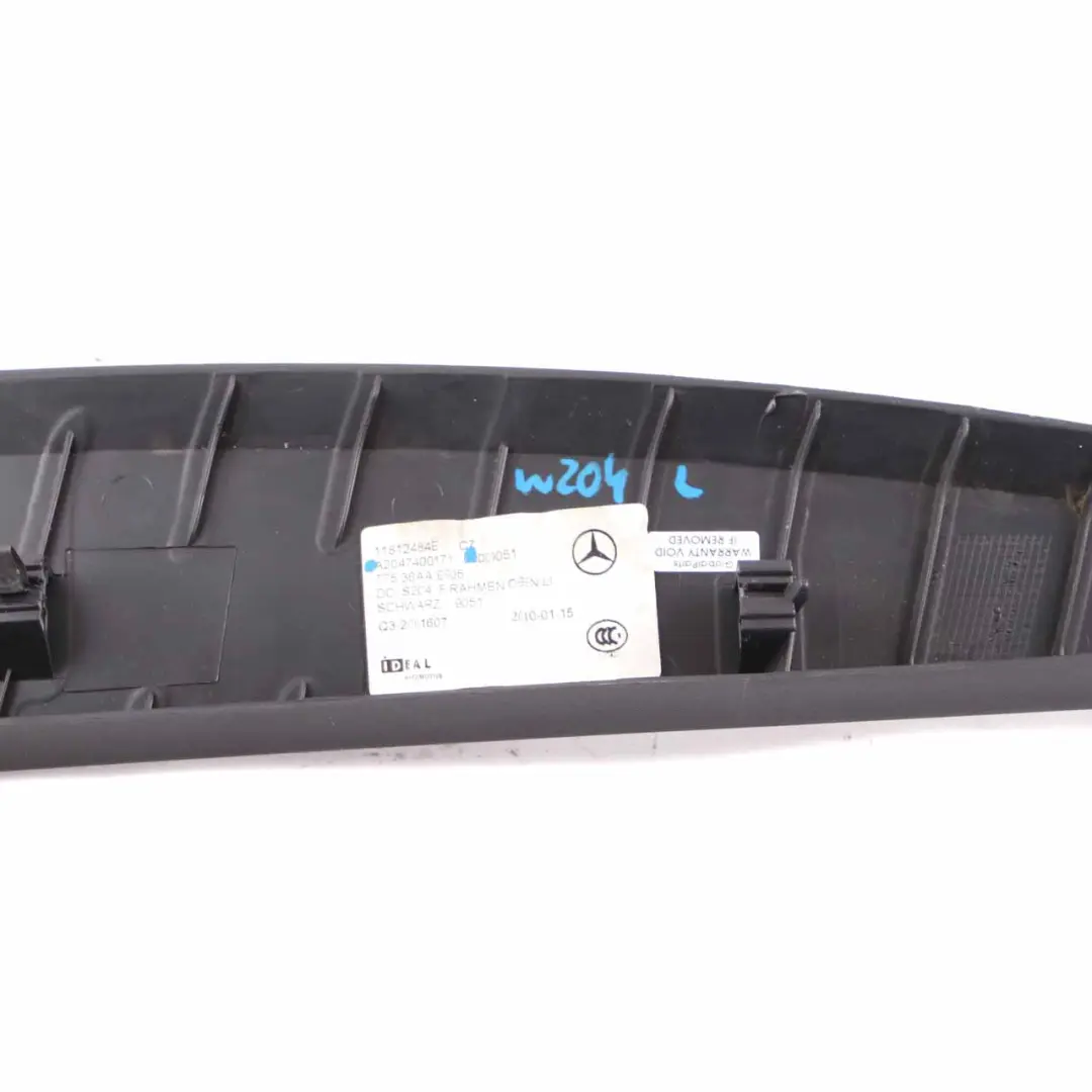  Trunk Boot Trim Mercedes S204 Upper Cover Panel Rear Left N/S Black - SKU A2047400171 - Part number A2047400171