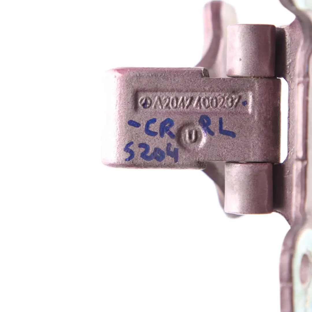 Hinge Rear Right O/S Carneol Red - 544 to Mercedes W204 Estate Tailgate with Part number A2047400237 Mercedes W204 Estate Tailgate Hinge Rear Right O/S Carneol Red - 544 - SKU A2047400237-CR - Part number A2047400237