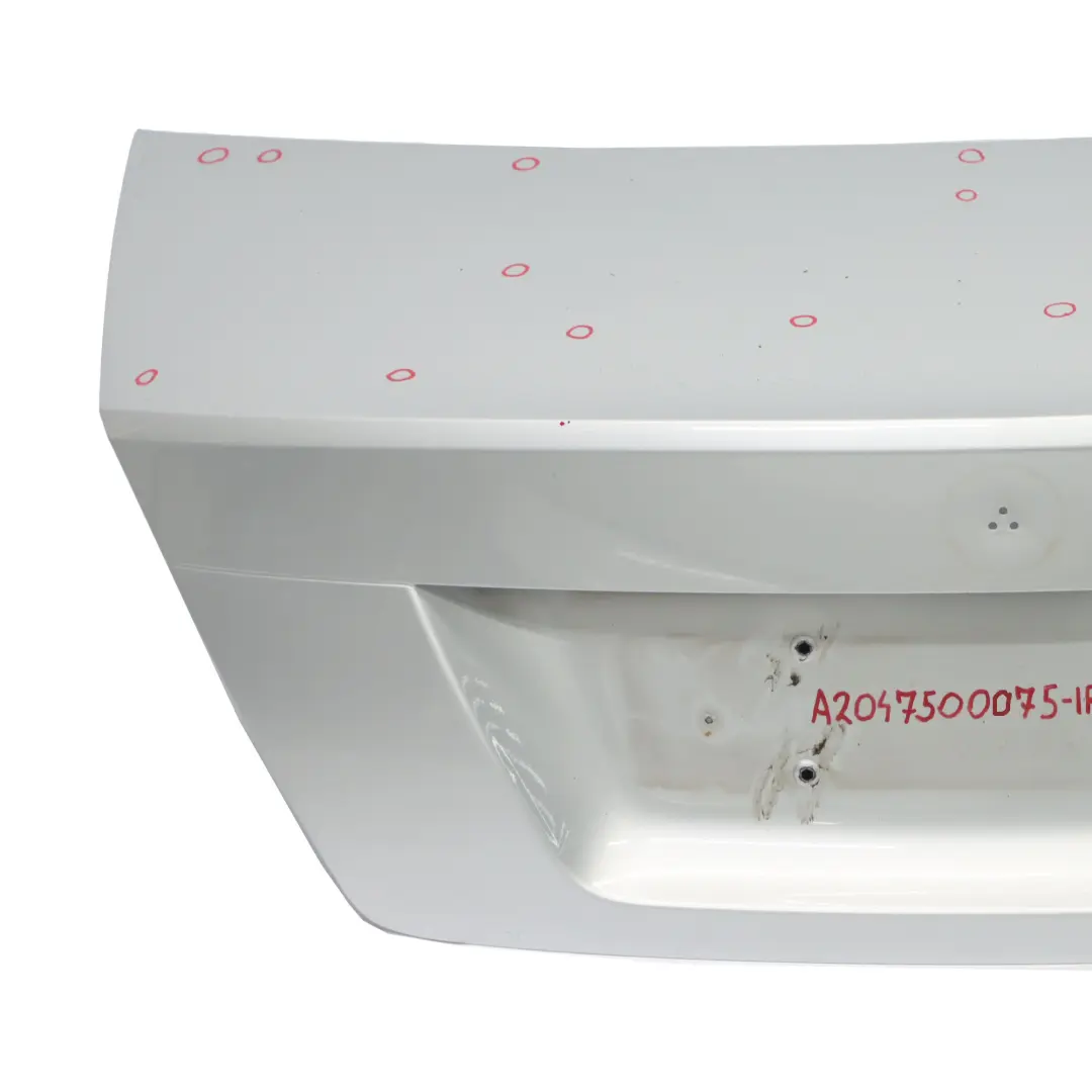 Boot Trunk Lid Tailgate Saloon Iridium Silver Metallic - 775 to Mercedes W204 with Part number A2047500075 Mercedes W204 Boot Trunk Lid Tailgate Saloon Iridium Silver Metallic - 775 - SKU A2047500075-IRS1 - Part number A2047500075