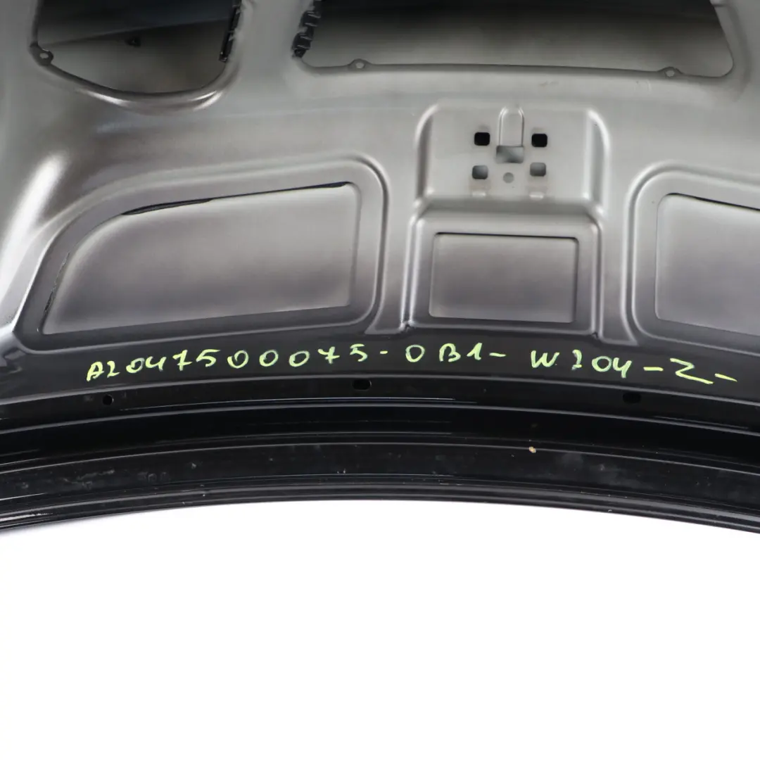 Boot Trunk Lid Tailgate Obsidian Black Metallic - 197 to Mercedes W204 Saloon with Part number A2047500075 Mercedes W204 Saloon Boot Trunk Lid Tailgate Obsidian Black Metallic - 197 - SKU A2047500075-OB1 - Part number A2047500075