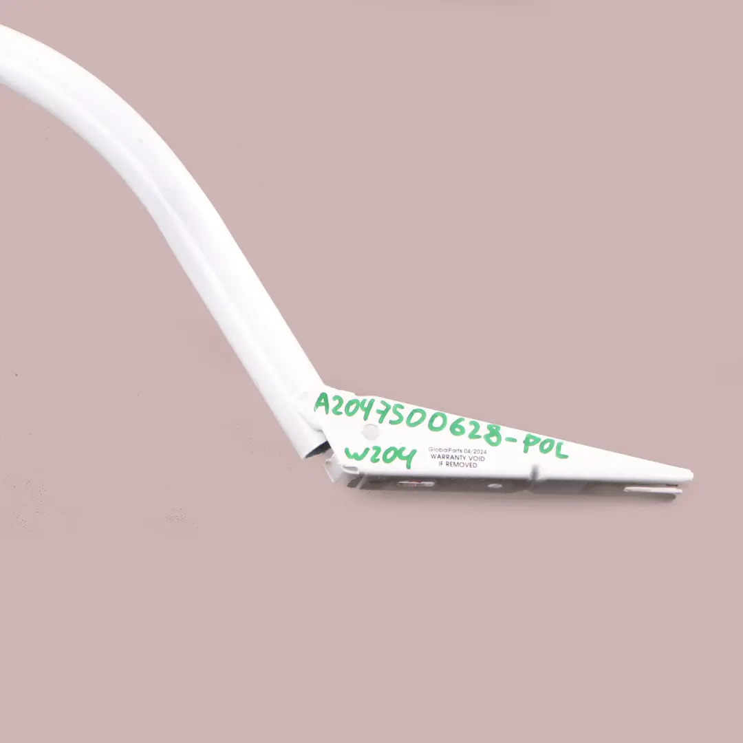 Trunk Tailgate Right O/S Polar White - 149 to Mercedes W204 with Part number A2047500628 Mercedes W204 Trunk Tailgate Right O/S Polar White - 149 - SKU A2047500628-POL - Part number A2047500628